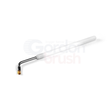 GORDON BRUSH Hog Bristle and Angled Handle Instrument Cleaner Brush 906502CK